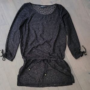 NEXT UK Geometric Lace Swim Cover-up UK8